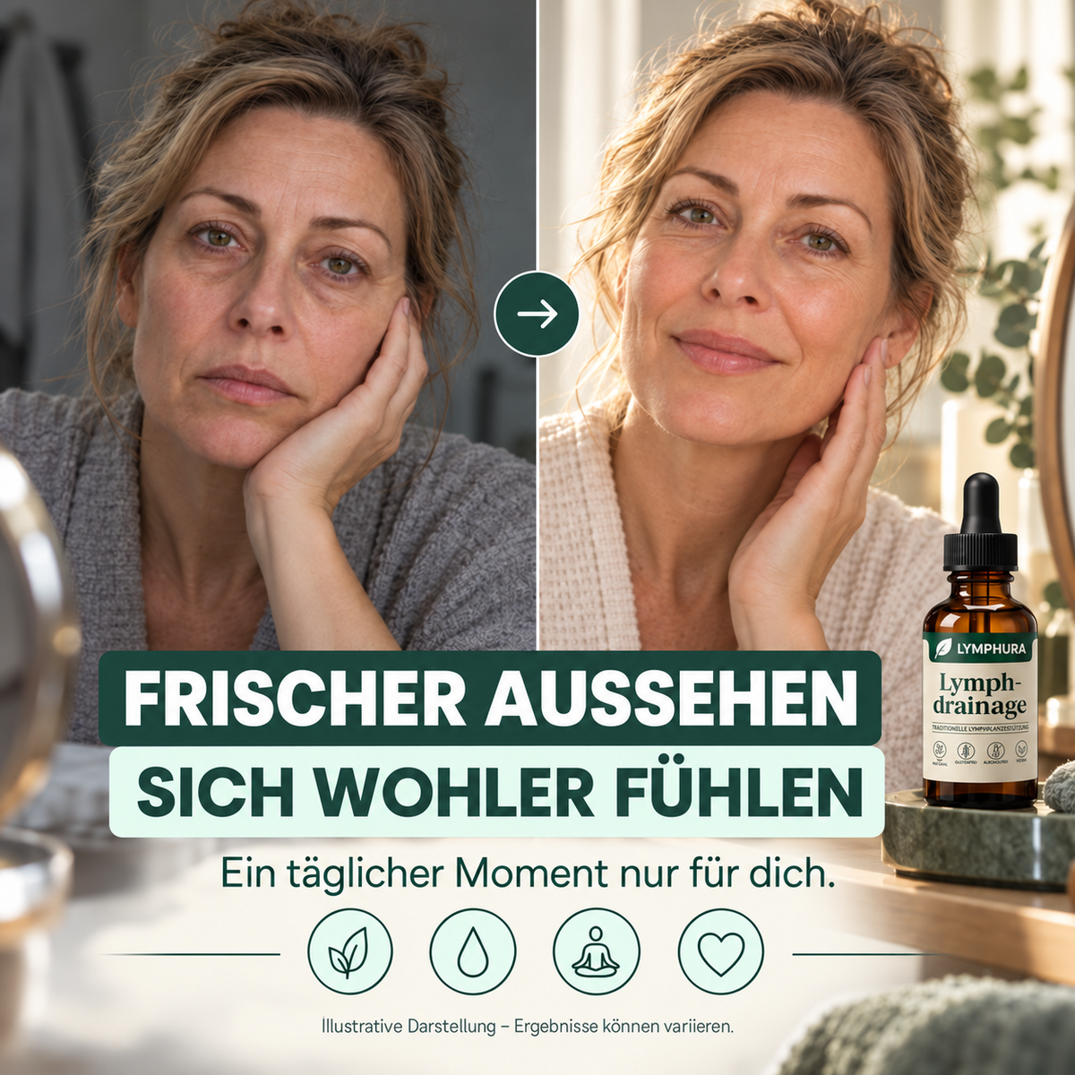 Lymphura Lymph Balance Tropfen – Pflanzlicher Kräuterkomplex (60 ml)