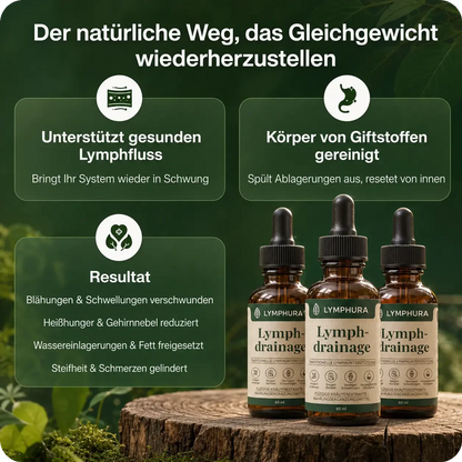 Lymphura Lymph Balance Tropfen – Pflanzlicher Kräuterkomplex (60 ml)