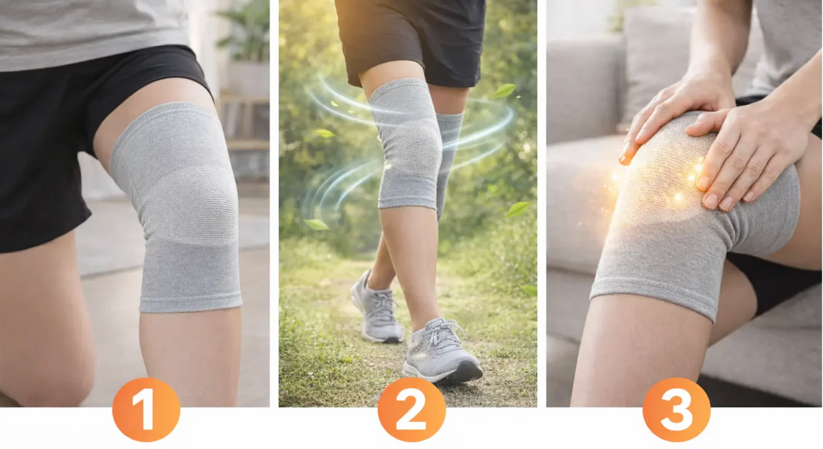KnieWohl™ | Sofortige Schmerzlinderung & natürliche Regeneration, stützt Ihre Knie und entlastet sie.