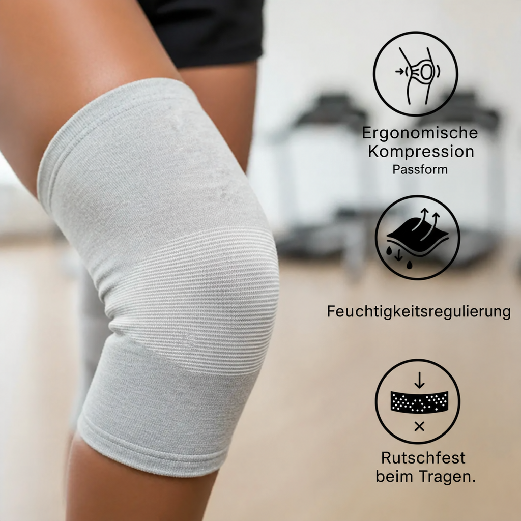 KnieWohl™ | Sofortige Schmerzlinderung & natürliche Regeneration, stützt Ihre Knie und entlastet sie.