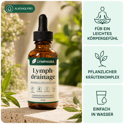 Lymphura Lymph Balance Tropfen – Pflanzlicher Kräuterkomplex (60 ml)